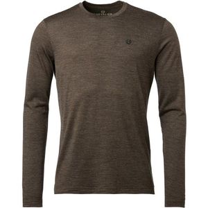 Chevalier Coley Longsleeve Wool T-Shirt Merinoshirt (Heren |bruin)