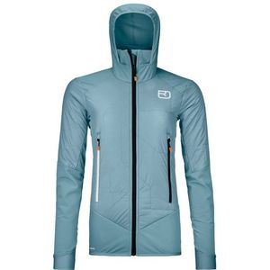 Ortovox Womens Swisswool Col Becchei Hybrid Jacket Softshelljack (Dames |turkoois)