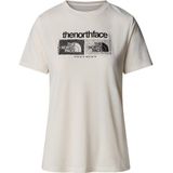 The North Face Womens Foundation Tee Graphic 1 Sportshirt (Dames |grijs)