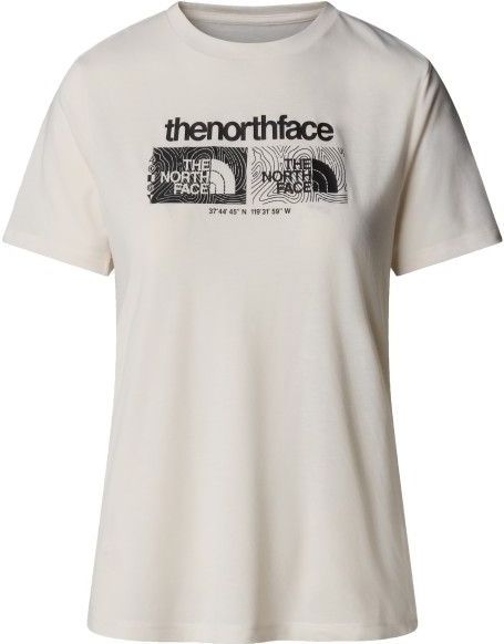 The North Face Womens Foundation Tee Graphic 1 Sportshirt (Dames |grijs)