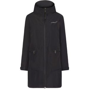 Didriksons Womens Eliana Parka Lange jas (Dames |zwart |waterdicht)