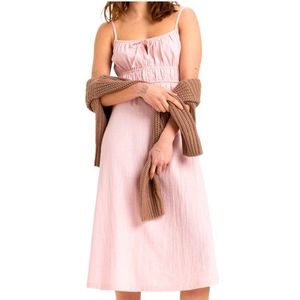 Roxy Womens Rosie Skies Slub Jurk (Dames |roze)