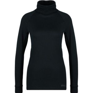 Stoic Womens Merino240 SvenstaSt Turtle Neck Merino-ondergoed (Dames |zwart)