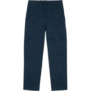 KnowledgeCotton Apparel Vent Canvas 200 Classic Pants Trekkingbroek (Heren |blauw)