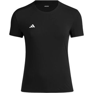 adidas Womens Adizero Essentials Running Tee Hardloopshirt (Dames |zwart)