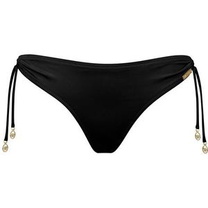 Watercult Womens Shimmering Solids Adj Bikini Bottoms Bikinibroekje (Dames |zwart)