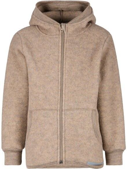 Engel - Kinder Kapuzenjacke - Wollen Vest - Beige - 100% Wol