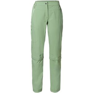 Vaude Womens Farley Stretch Capri T-Zip Pants III Afritsbroek (Dames |groen)