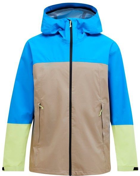 Peak Performance Trail Hipe Shell Jacket Regenjas (Heren |beige |waterdicht)
