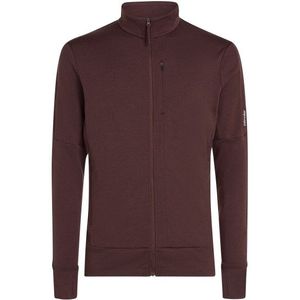 Icebreaker Merino 260 Quantum IV L/S Zip Merinovest (Heren |bruin)