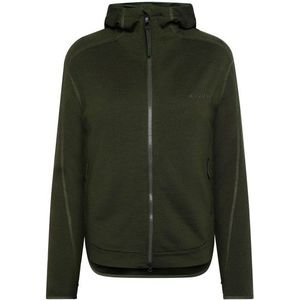KnowledgeCotton Apparel Womens Cleaver Wool 320 FL Hoody Hoodie (Dames |olijfgroen)