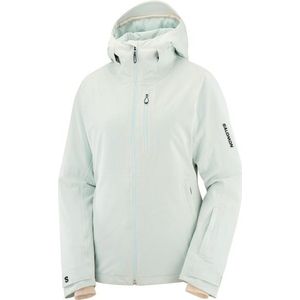 Salomon Womens Highland Jacket Ski-jas (Dames |wit/grijs |waterdicht)