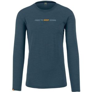 Karpos Coppolo Merino L/S Merinoshirt (Heren |blauw)