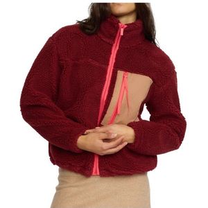 Selfhood Womens Teddy Jacket Fleecevest (Dames |rood)