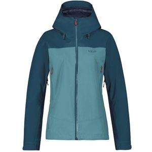Rab Womens Arc Eco Jacket Regenjas (Dames |blauw/turkoois |waterdicht)