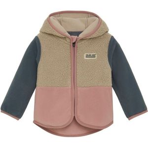 Color Kids - Fleece Jas - Houtroos - Baby Teddy - Fleece Jassen