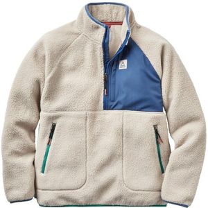 Passenger Womens Home 20 1/2 Zip Recycled Sherpa Fleece Fleecevest (Dames |beige)