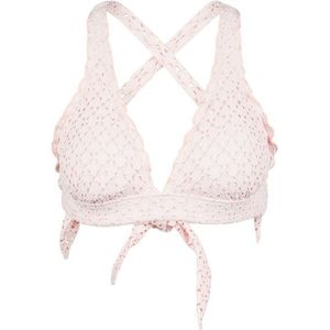 Seafolly Womens Daydreamer Multi Fit Longline Tri Bikinitop (Dames |roze)