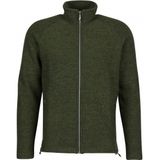 Ivanhoe of Sweden Danny Full Zip Wollen vest (Heren |olijfgroen)