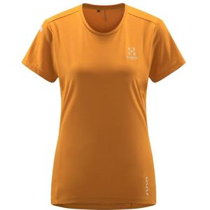 Haglöfs Womens LIM Tech Tee Sportshirt (Dames |bruin/oranje)