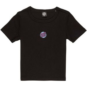 Santa Cruz Womens Other Dot Emb T-Shirt T-shirt (Dames |zwart)