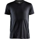 Craft Advanced Essence S/S Tee Hardloopshirt (Heren |zwart)