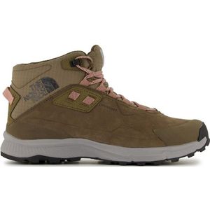 The North Face Womens Cragstone Leather Mid WP Wandelschoenen (Dames |bruin |waterdicht)