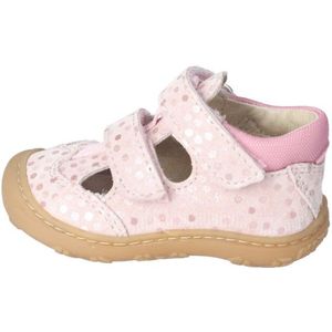 PEPINO - Ebi - Babyschoentjes - Roze metallic - Klittenbandschoen - Leren Binnenzool