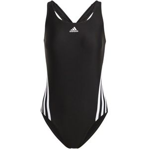adidas Womens 3S Swimsuit Badpak (Dames |zwart)