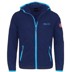 Trollkids Kids Fjell Running Jacket Windjack (Kinderen |blauw)