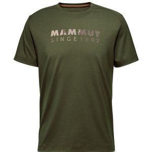 Mammut Trovat T-Shirt Logo T-shirt (Heren |olijfgroen)