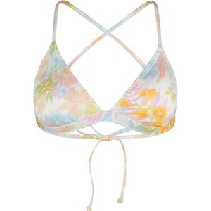 Billabong Womens Peaceful Palms Criss Cross Tri Bikinitop (Dames |wit)