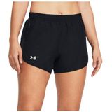 Under Armour Womens Fly By 3 Short Hardloopshort (Dames |zwart)