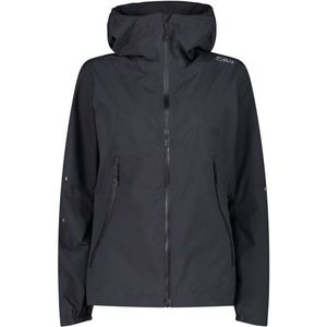 CMP Womens 2-Layer Jacket with Fix Hood Regenjas (Dames |grijs |waterdicht)