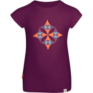 Trollkids Girls Sandefjord T Merinoshirt (Kinderen |purper)