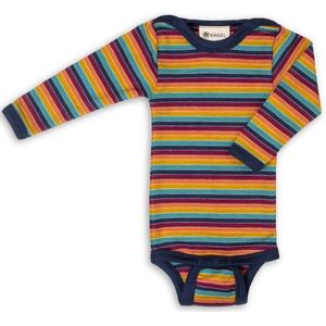 Engel - Baby Body L/S - Meerkleurig - Met Drukknopen