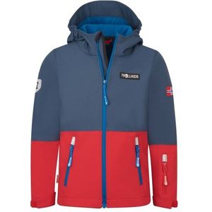 Trollkids - Skjorta Jacket - Softshelljack - Blauw - Waterdicht