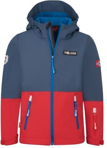 Trollkids - Skjorta Jacket - Softshelljack - Blauw - Waterdicht