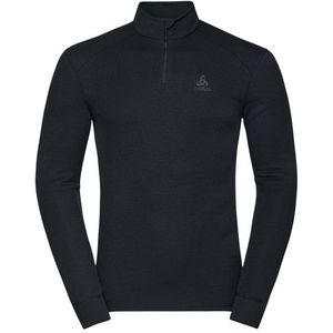 Ondershirt Odlo Men BL Top Turtle Neck LS Half Zip Active Black