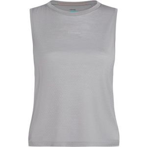 Icebreaker Womens Merino 125 Cool-Lite Speed Tank Tanktop (Dames |grijs)