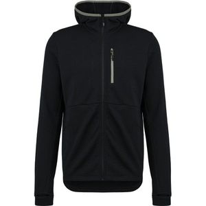 Stoic MerinoGrid285 NorrdalSt Zip Hoody Fleecevest (Heren |zwart)