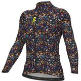 Alé - Pragma Flowery - Fietsshirt - Grijs - Lange Mouwen