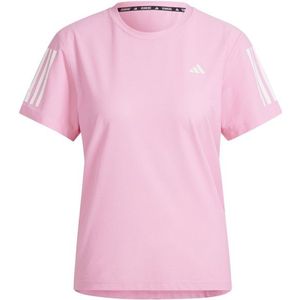 adidas Womens Own The Run Tee Hardloopshirt (Dames |roze)