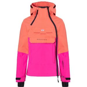 Rehall Girls Taylor-R Snow Anorak Jacket Ski-jas (Kinderen |roze/rood |waterdicht)