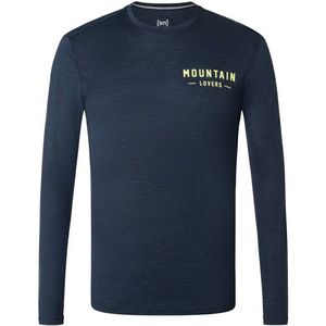 supernatural Skiing Gear L/S Longsleeve (Heren |blauw)
