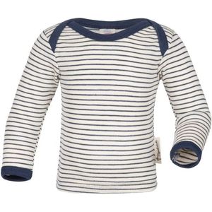 Engel Baby-Schlupfhemd Langarm Merino-ondergoed (Kinderen |grijs/wit)