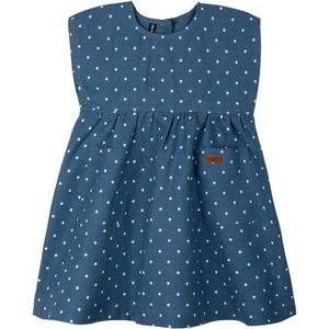 Pure Pure Kids Mini-Kleid Leinen Jurk (Kinderen |blauw)