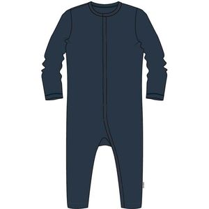 Mikk-Line Kids Wool/Bamboo L/S Suit Overall (Kinderen |blauw)