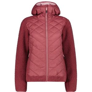 CMP - Jacket Hybrid Fix Hood - Fleecevest - Rood