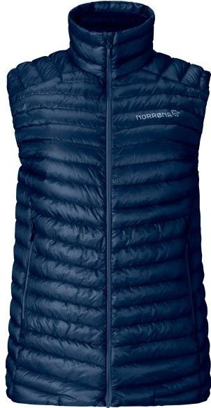 Norrona - Womens Trollveggen Superlight Down800 - Donzen Bodywarmer - Blauw